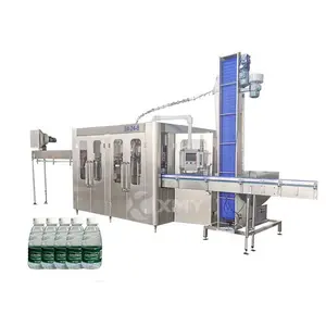 Small Scale automatic rinsing filling and capping machine mineral water bottling machine pure water filling machine
