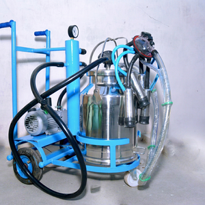 Máquina de Ordeño Portátil de Acero Inoxidable con Bomba de Vacío, Equipo de Ordeño para Vacas Lecheras para Uso Agrícola y Comercial - Product Image 1
