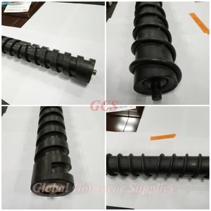 Bant genişliği <span class=keywords><strong>400mm</strong></span> kendini temizleme çelik Spiral avara tampon rulo tarak konveyör rulo - Product Image 4