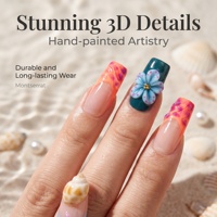 Faux ongles à presser pré-dessinés, couvrance totale, avec colle, qualité salon, carrés PMMA, 10 pièces, forme Stiletto, motif Papillon