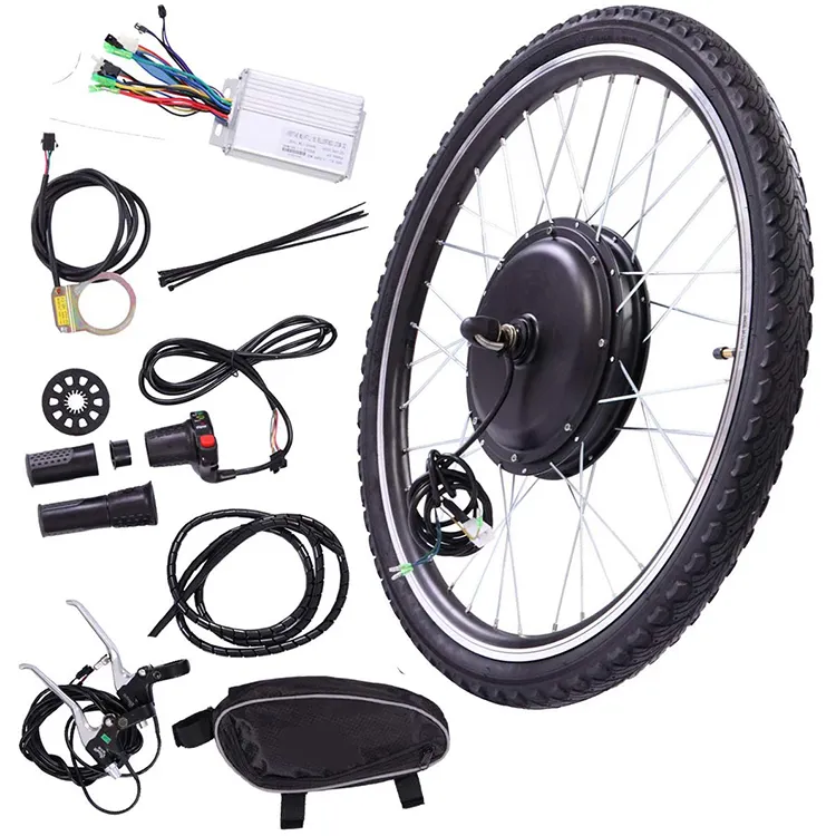 Vendita superiore 750w bici elettrica 1000w motorizzata bicicletta elettrica kit motore elettrico ebike kit di conversione 2000w con batteria opzionale