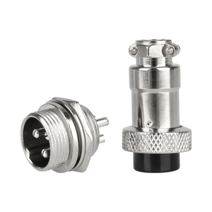 GX16 3-Pin Male & Female Aviation Connector Set <b>Plug</b> Socket Terminal <b>Charging</b> Connector for Electric Scooter - Product Image 3