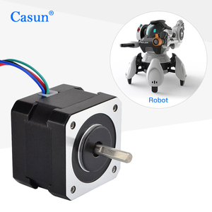 มอเตอร์สเต็ปเปอร์ RTS <span class=keywords><strong>NEMA</strong></span> <span class=keywords><strong>17</strong></span> 4 เฟส <span class=keywords><strong>12V</strong></span> DC ราคาประหยัด ขนาด 42x42x30 มม. (42SHD0681-15) - Product Image 1