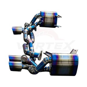 ท่อไอเสียวาล์วทรอนิกส์ Vortex Titanium สีฟ้าไหม้ สำหรับรถ Porsche 911 Carrera 997.1 997.2 ปี 2005-2012 - Product Image 4