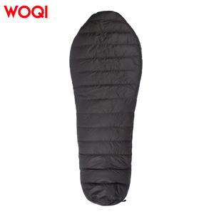 Saco de dormir Woqi Mummy 85 en negro, 3 estaciones, ligero, transpirable, para camping, senderismo, viajes. - Product Image 3