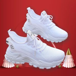 Zapatos de <span class=keywords><strong>Mujer</strong></span>, Primavera, Nuevos, Casuales, Transpirables, Ligeros, Duraderos, con Cordones Delanteros, <span class=keywords><strong>Zapatillas</strong></span> de Una Sola Capa, Venta al Por Mayor de Fábrica - Product Image 4