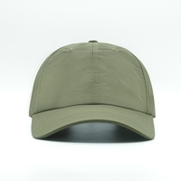Casquette de baseball sportive entièrement personnalisée, haute performance, séchage rapide, couleur unie, tissu technique, couronne souple non structurée, pour la course à pied