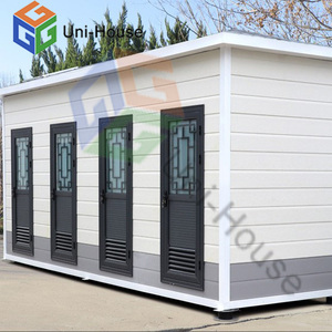 Portatile pratico multi-persona pubblica prefabbricata toilette lussuosa portatile bagno sanitario mobile doccia bagno - Product Image 5