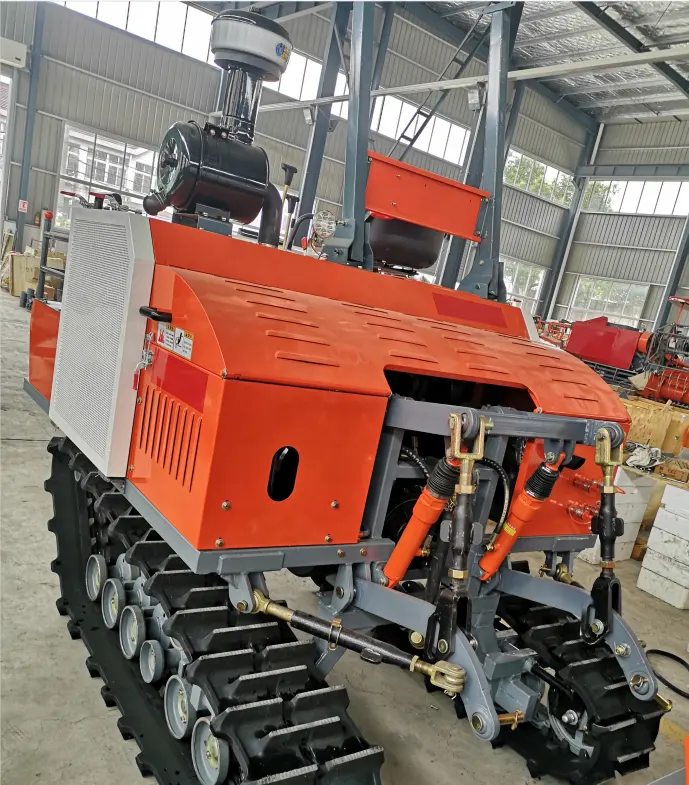 Agr Rubber Crawler Self Propelled Rotary Tiller Crawler Rotary Tiller Crawler Traktor