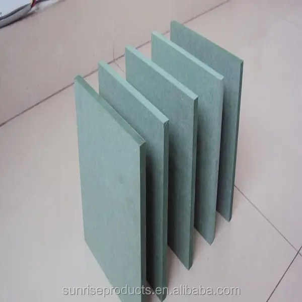 لوح mdf متوسط الكثافة من الألياف الزجاجية 18mm خام لوح mdf عادي لوح mdf مقاوم للرطوبة أخضر لوح mdf