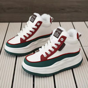 Botas de Invierno 2026 para Mujer, Impermeables, de Algodón, con Borlas, con Cordones, Forradas de Terciopelo, Cálidas, con Combinación de Colores, Deportivas, para Estudiantes - Product Image 6