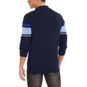 Maglione Polo con stampa <span class=keywords><strong>Golf</strong></span> da uomo a manica lunga con scollo a V in maglia per autunno inverno - Product Image 6