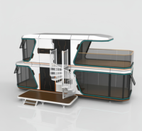Kit piscine hors sol Sinova maison café matériaux neufs bon prix petite maison modulaire préfabriquée