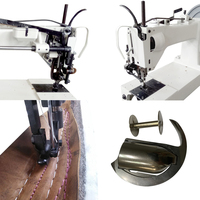 Machine à coudre industrielle extra-lourde à 1 aiguille, alimentation supérieure et inférieure, pour fils épais, équivalente à la machine Seiko SLH-2B