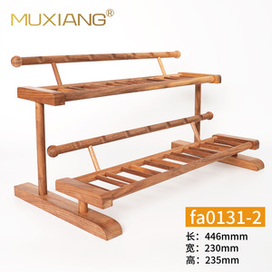 North American Black Walnut Solid Wood 7 Pocket Pipe Rack Detachable Display Rack Creative Pipe Tool Rack - Product Image 4