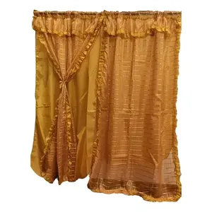 Rideau en vinyle à double voile, 2 m de haut x 2,50 m de large, décoration extérieure élégante - Product Image 1