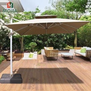 Grand parasol cantilever en aluminium pour extérieur, design moderne, sombrillas terraza romaine pour hôtel, patio, plage, mobilier d'extérieur - Product Image 1