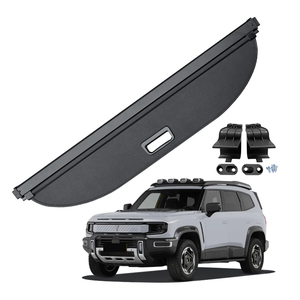 Accessoires de décoration de voiture, cache-bagages rétractable pour Changan Deepal G318, style d'usine, pare-soleil noir pour coffre - Product Image 1