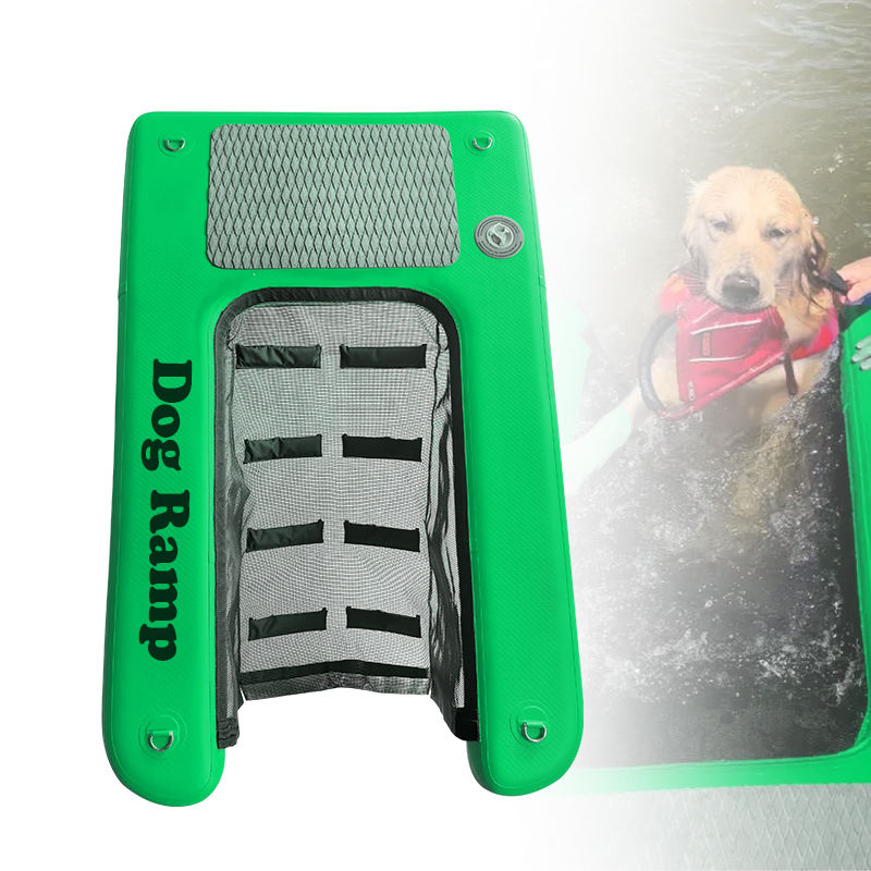 NEOKUDO Water Ladder Steps Inflatable Pup Plank Dog Ramp