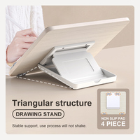Support de tablette multifonction FEIXIANG P29 avec repose-poignet en gel de silice souple, réglable sur 6 niveaux, support de bureau pour ordinateur portable et planche à dessin