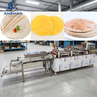 Machine à crêpes commerciale entièrement automatique à moteur, haute efficacité, compacte, capacité 150 kg/h pour les petites entreprises