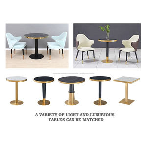 (SP-RT685) venta al por mayor de fushan, patas de mesa de metal con piedra artificial superior para <span class=keywords><strong>restaurante</strong></span> - Product Image 6