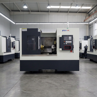 Torno CNC de Bancada Inclinada Mitsubishi con Torreta y Alimentador Automático de Barras