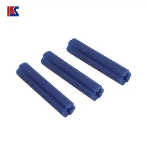 Straight type 6mm 8mm 10mm 12mm expansion rubber plug green White blue red Wall Anchor Screw Plug