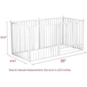 Suministros de plumas para mascotas, jaula plegable de plástico para interiores, casa transparente, descanso de ejercicio para perros, gatos, valla de conejito - Product Image 6