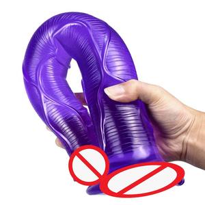 Gode en silicone souple pour femme, grande chatte vibrante réaliste, masturbateur féminin adulte, jouets sexy, photos de grands godemichés - Product Image 3