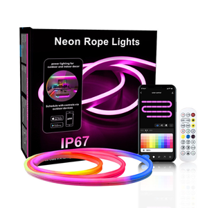 ไฟ LED แถบยูเอสบี สีสันสดใส ควบคุมผ่านแอพ ปรับแต่งสีได้ ยืดหยุ่น ใช้ได้กับรถยนต์ ห้องเล่นเกม ตกแต่งบ้าน - Product Image 1
