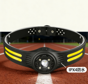 <span class=keywords><strong>Lampe</strong></span> <span class=keywords><strong>frontale</strong></span> LED moderne, bandeau réglable, design réfléchissant, ultra légère <span class=keywords><strong>pour</strong></span> <span class=keywords><strong>la</strong></span> course nocturne urbaine - Product Image 1