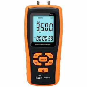 เครื่องวัดความดันก๊าซทางการแพทย์แบบดิจิตอลขนาดเล็ก 100 มม. 10 กิโลปาสคาล - Product Image 3