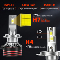 Ampoules de phares de voiture LED en gros M8 PRO Max H11, phares de voiture LED H11 avec Canbus