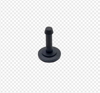 Ventilateur de refroidissement pour boîtier PC, rivet à pression en nylon, attache en plastique à enfoncer, clip anti-vibration noir