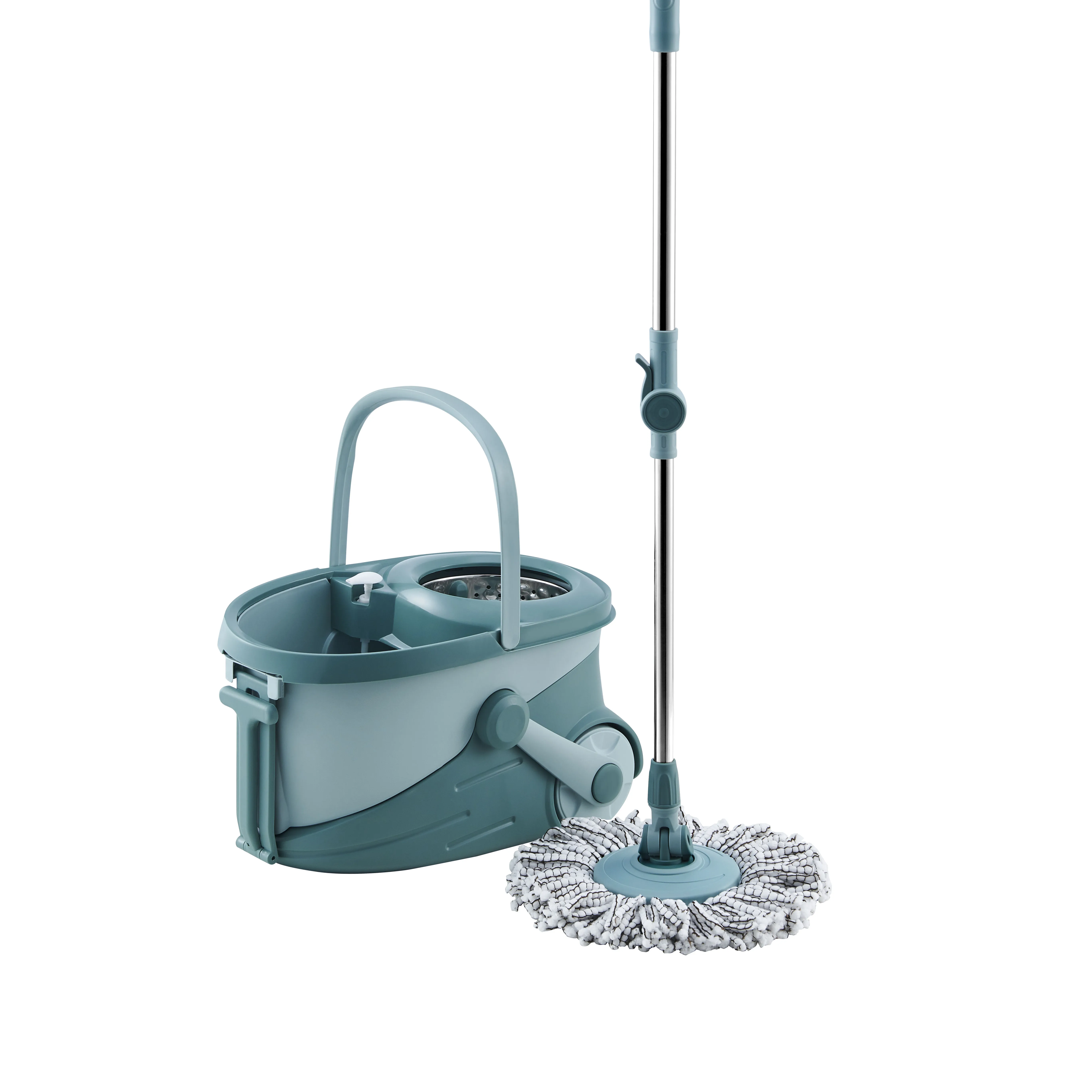 Wholesale easy cleaning roomba mop 360 magic spin flat mop with wheels 360 spin mop bucket set