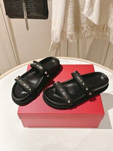 Sandalias de Moda con Tachuelas, Estilo Slip-On, Impermeables, Transpirables, para Verano, Aire Libre, Looks Casuales y Vacacionales, Valentinos - Product Image 5