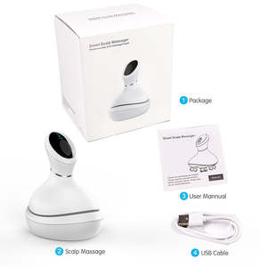 Masseur de <span class=keywords><strong>cuir</strong></span> <span class=keywords><strong>chevelu</strong></span> électrique imperméable à 4 modes de vibration, best-seller, avec batterie 1200 mAh, <span class=keywords><strong>appareil</strong></span> de <span class=keywords><strong>massage</strong></span> de la tête de qualité supérieure - Product Image 6