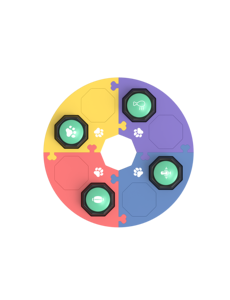 Nút Ghi Âm Giọng Nói Bộ Nút Nói Chuyện Có Thể Ghi Âm Cho Chó Có Đệm Nút Thú Cưng Để Liên Lạc Cho Chó - Product Image 4