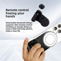360 Rotation sans fil contrôle voyage cellule Mobile appareil photo numérique support magnétique support pour téléphone Selfie bâton avec LED Flash