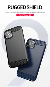 Carbon Fiber Soft TPU Fabrieksgroothandel Mobiele Telefoonhoesjes voor <span class=keywords><strong>iPhone</strong></span> 11 <span class=keywords><strong>12</strong></span> 13 14 15 Ultra Plus Pro Max Telefoonhoesje <span class=keywords><strong>iPhone</strong></span> Hoesje - Product Image 4