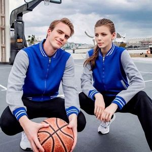 Veste de baseball varsity en coton pour homme, logo personnalisé imprimé en plusieurs couleurs - Product Image 3