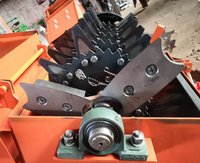 Machine à hacher l'herbe et la paille 8 tonnes/h Électrique Multifonctionnelle Coupe-paille Haute efficacité pour l'alimentation animale