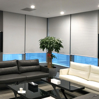 Stores Shangrila Serenity Shade rechargeables, stores triple motorisés, rideaux zébrés Shangri-la, stores zébrés pour fenêtre