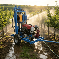 Équipement professionnel de forage de puits d'eau, équipement de forage hydraulique pour mines, équipement de forage de puits portable
