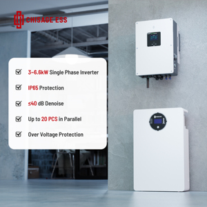 Precio de Fábrica, Inversor Solar Híbrido de Onda Sinusoidal Pura de 3kW 48V IP65, Eficiencia del 97.6%, Conexión a Red/Independiente, Batería de Plomo-Ácido/Litio - Product Image 3