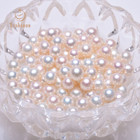 Offre Spéciale 6-8mm naturel Plus Lustre AAA RONDE Cultivées AK perles D'eau DOUCE Perles