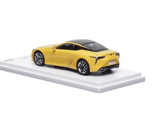 Modèle de voiture sport Lexus LC500 2018 jaune en métal moulé sous pression à l'échelle 1:<span class=keywords><strong>18</strong></span> avec jantes en alliage, finition personnalisée, assemblé, décoration de maison, cadeau - Product Image 3