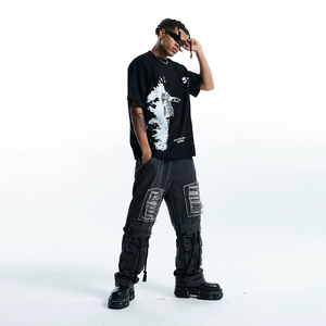 Fabricación al por Mayor de Camisetas Personalizadas Extra Grandes con Impresión Digital por Sublimación 3D de Algodón para Hombre - Product Image 5