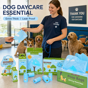 OEM Custom D2W Degradable PE Pet Waste <b>Bags</b> Leak Proof Extra Thick for Outdoor Pet Cleanup Custom Packaging - Product Image 3